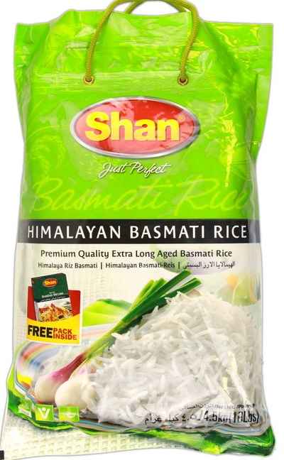 Buy Shan Himalayan Basmati Rice 10 Lbs | Par Birdie Foods ...