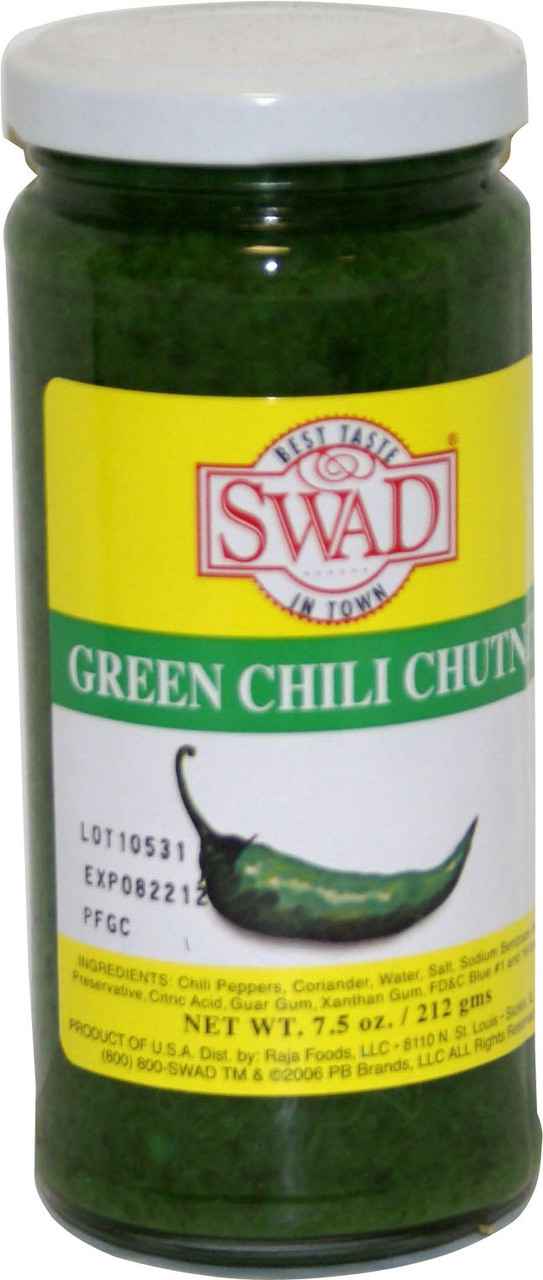 Buy Swad Green Chilli Chutney 7 Oz | Sold By Quicklly - Quicklly