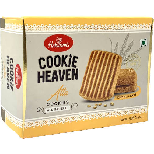 Buy Haldiram's Cookie Heaven Atta Cookies 175 Gm | Quicklly Indian ...