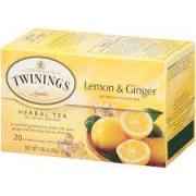 TWININGS LEMON & GINGER TEA